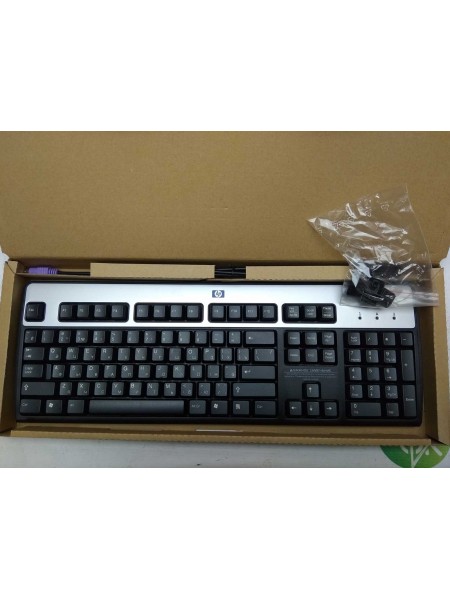 Клавиатура HP KB-0133 PS/2 Silver-Black (105 высоких клавиш) Новая