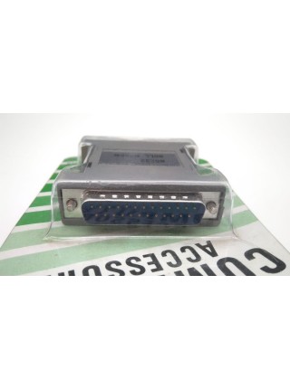 DB-25 Male/Female RS232 Null Modem Adapter