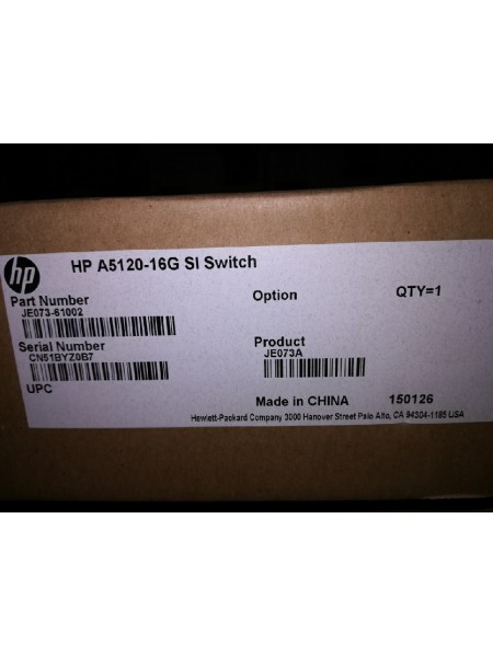 Коммутатор HP A5120-16G SI JE073A
