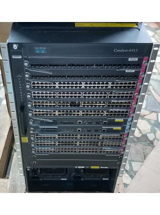 Шасси Cisco Catalyst WS-C6513 + 11 модулей в комплекте