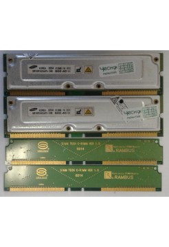 ОЗУ RDRAM 1024Mb (2x512) Samsung MR18R162GDF0-CM8 ECC 800-40